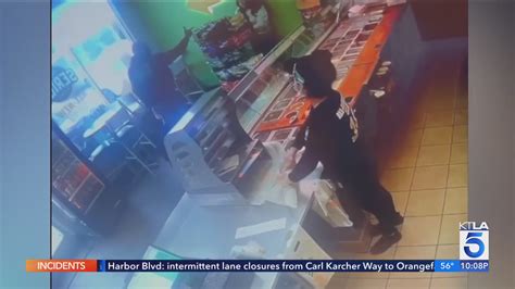 Video shows nurse terrorized by transient at Subway shop; employees just watch